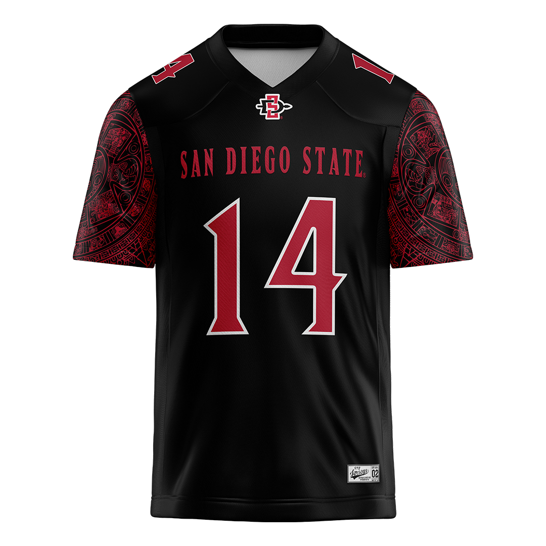 SDSU Black Football Jersey - Donovan Brown