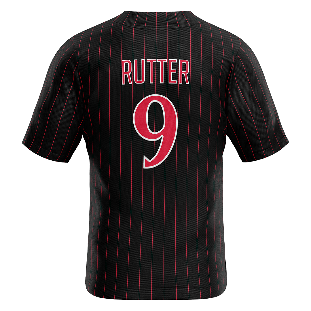 SDSU Black Baseball Jersey - Drew Rutter