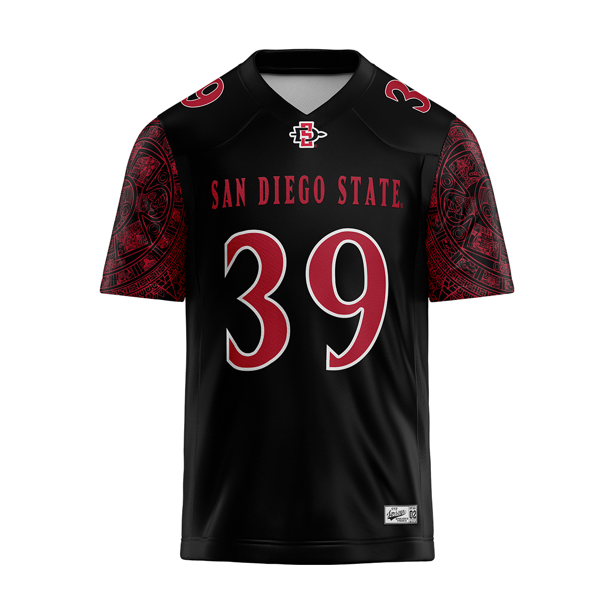 SDSU Black Football Jersey - Eemil Herranen