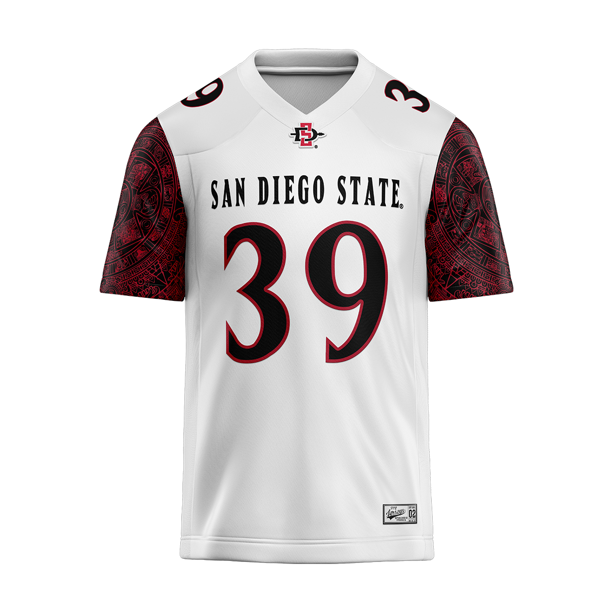 SDSU White Football Jersey - Eemil Herranen