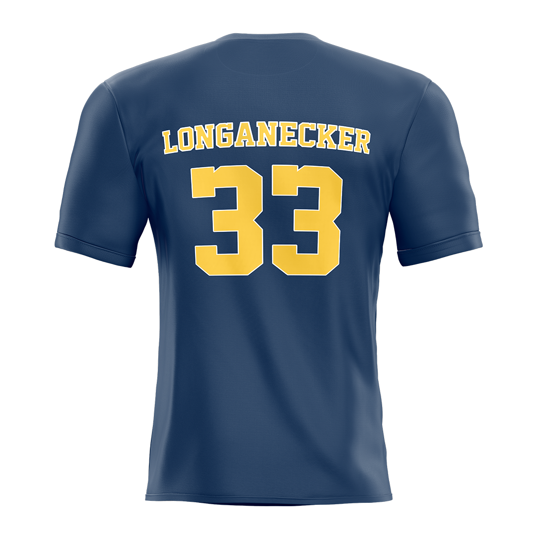 New Haven Blue Lacrosse Jersey - Elise Longanecker