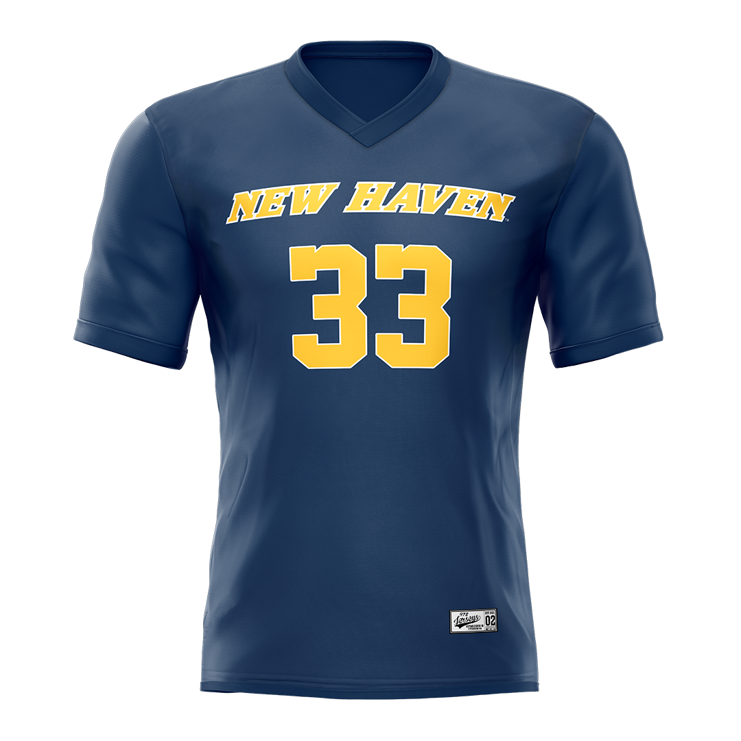 New Haven Blue Lacrosse Jersey - Elise Longanecker