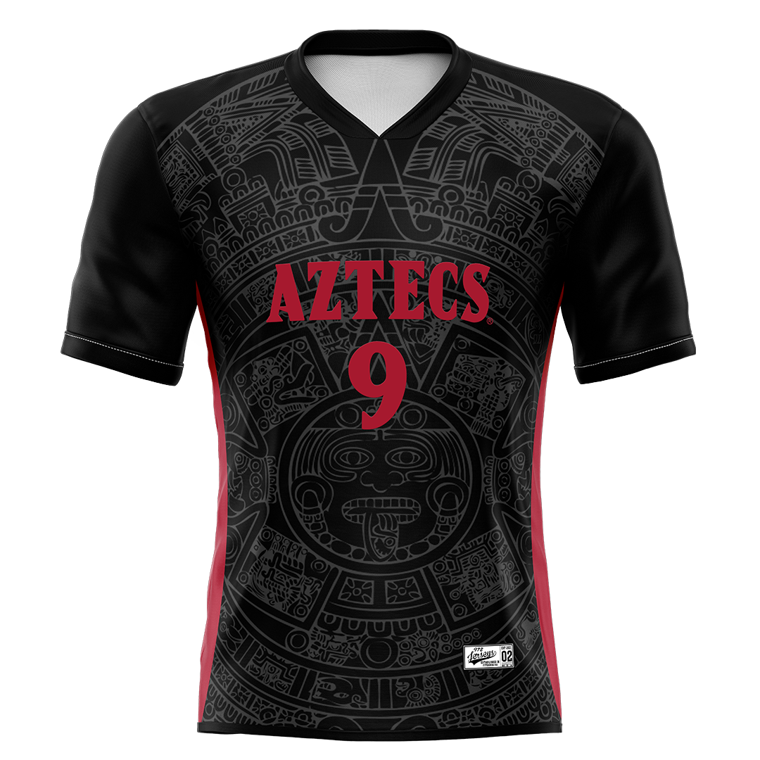 SDSU Black Soccer Jersey - Eva Vespa