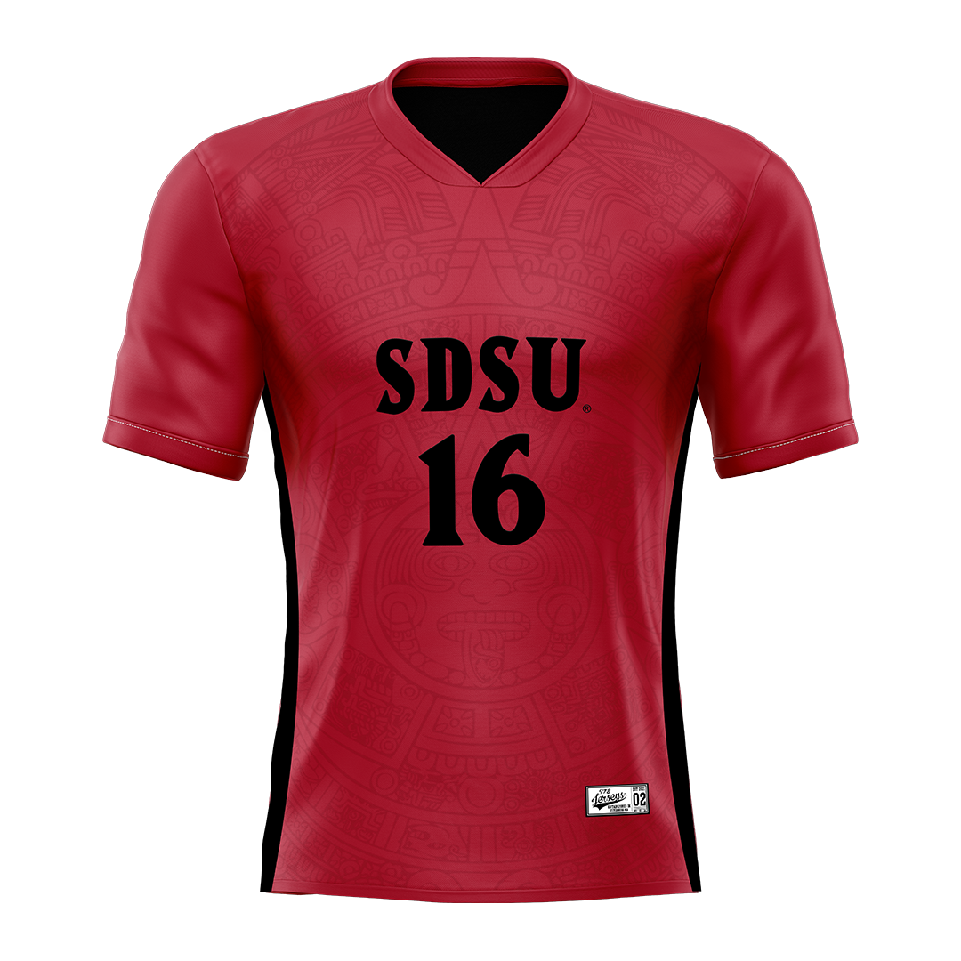 SDSU Red Soccer Jersey - Eva Wierzbowski