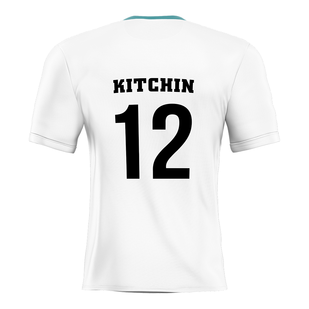 Coastal Carolina White Lacrosse Jersey - Evelyn Kitchin