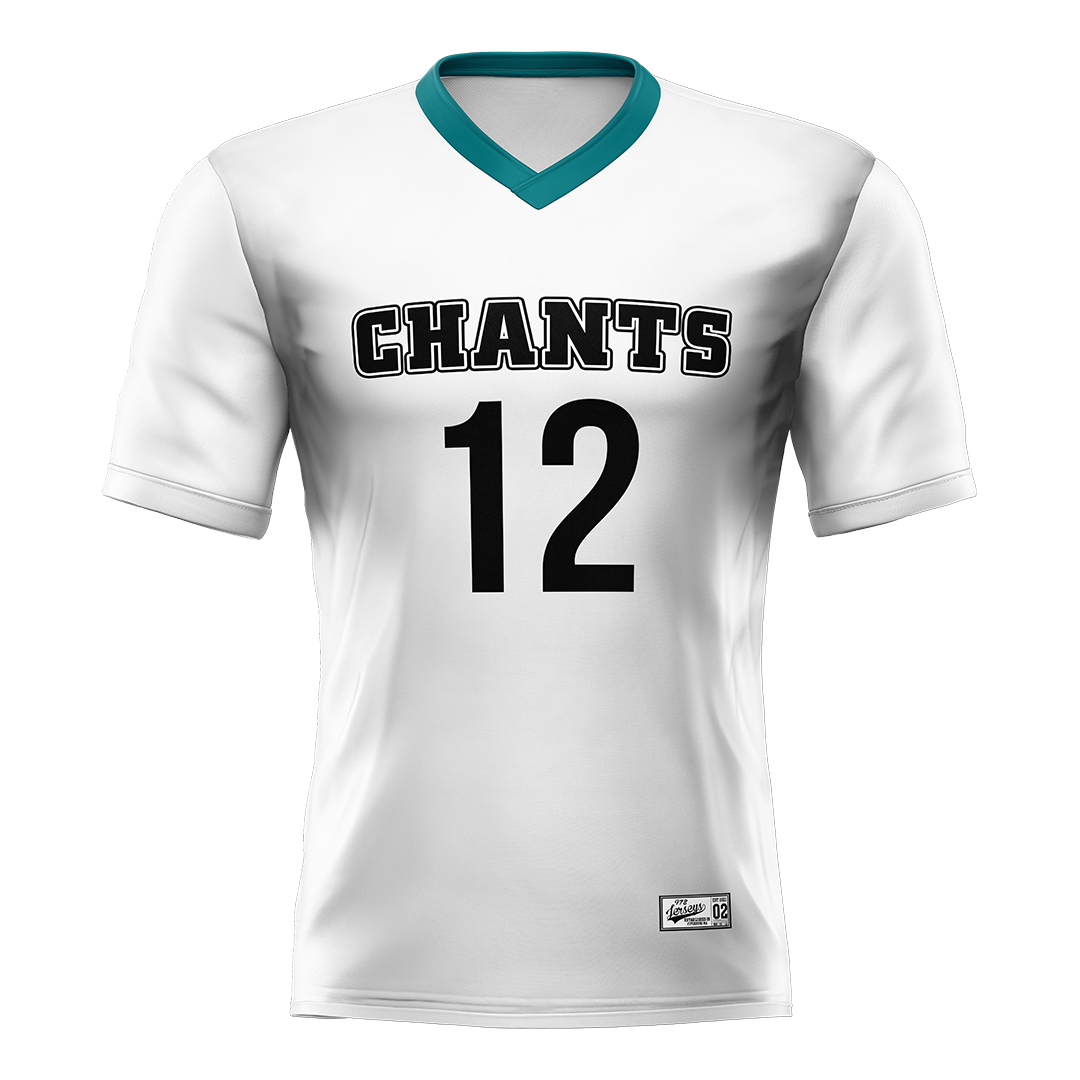 Coastal Carolina White Lacrosse Jersey - Evelyn Kitchin