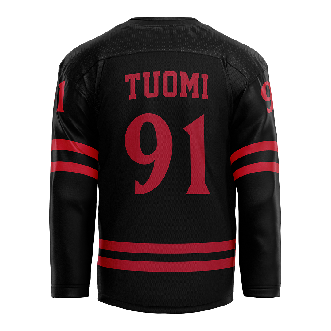 SDSU Black Hockey Jersey - Gavin Tuomi