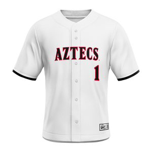 SDSU White Baseball Jersey