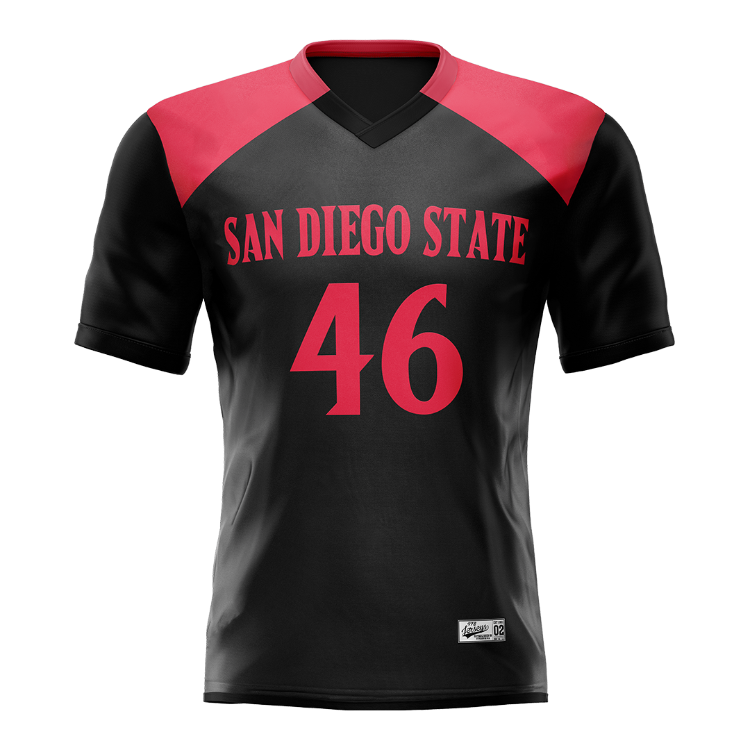 SDSU Black Lacrosse Jersey - Grace Moore