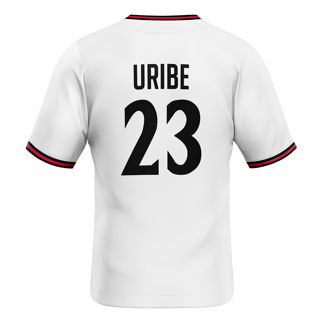 SDSU White Softball Jersey - Grace Uribe