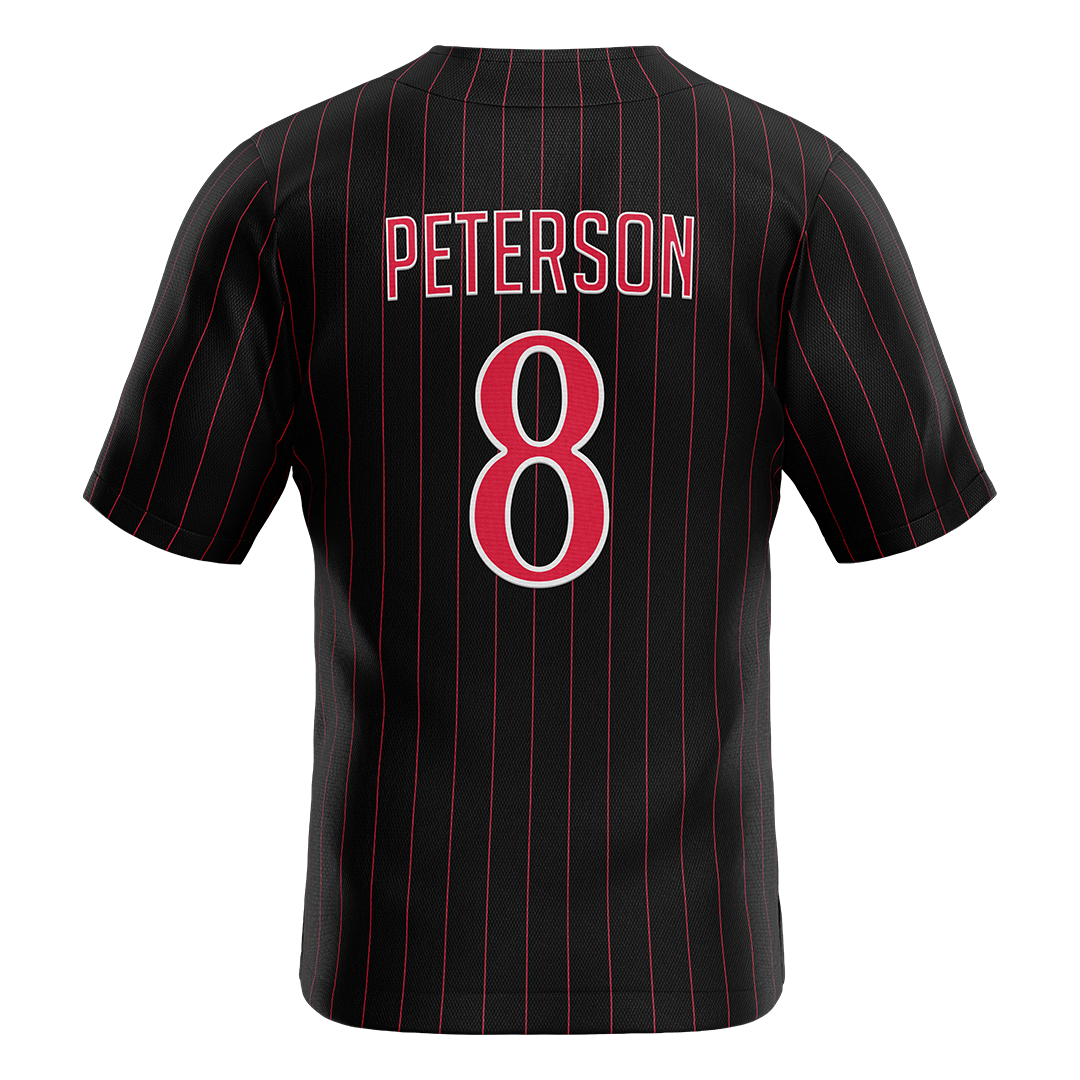 SDSU Black Baseball Jersey - Tyce Peterson