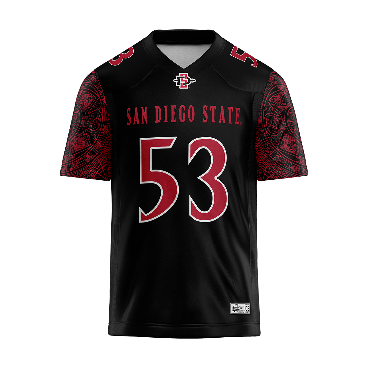 SDSU Black Football Jersey - Ikbahl Kassim
