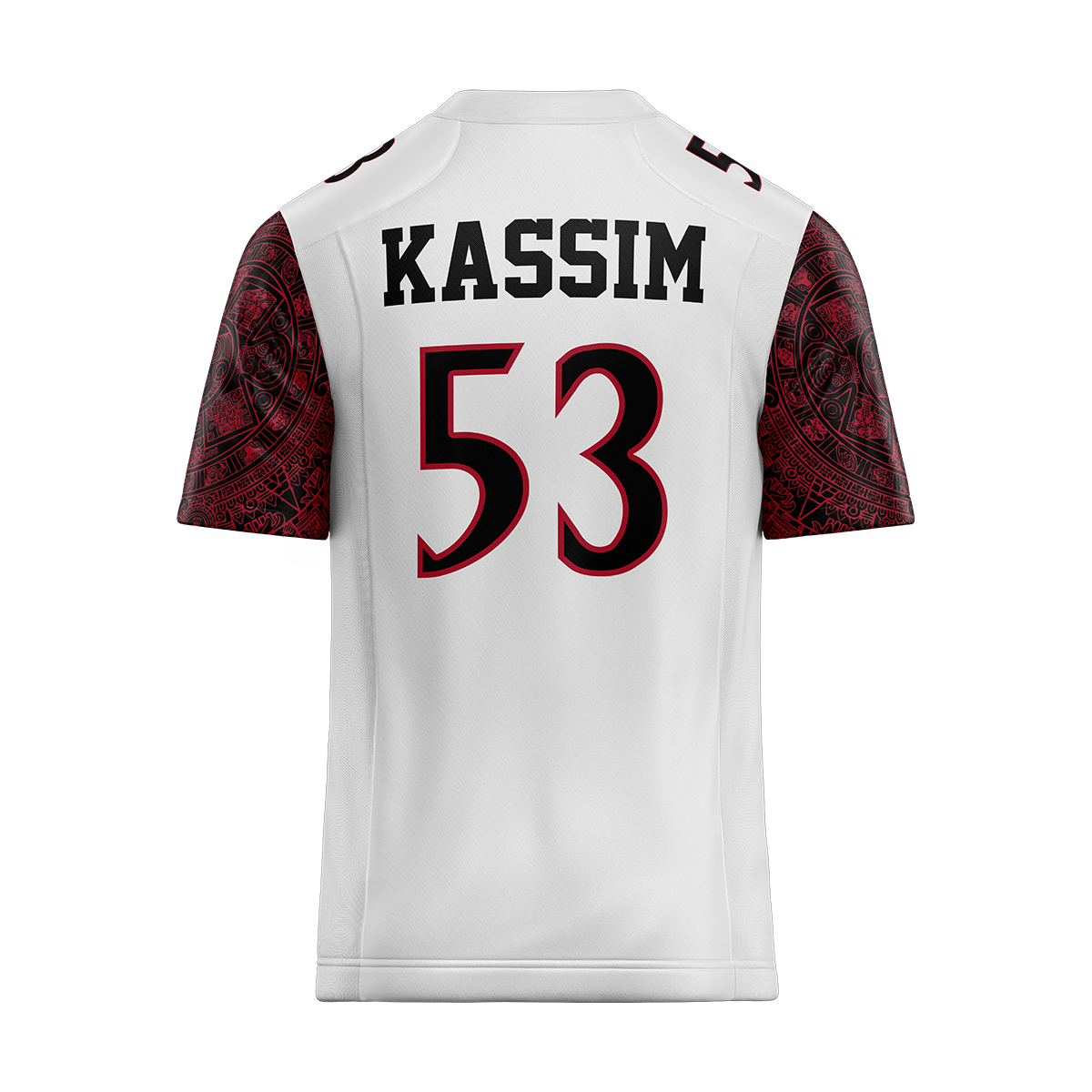 SDSU White Football Jersey - Ikbahl Kassim