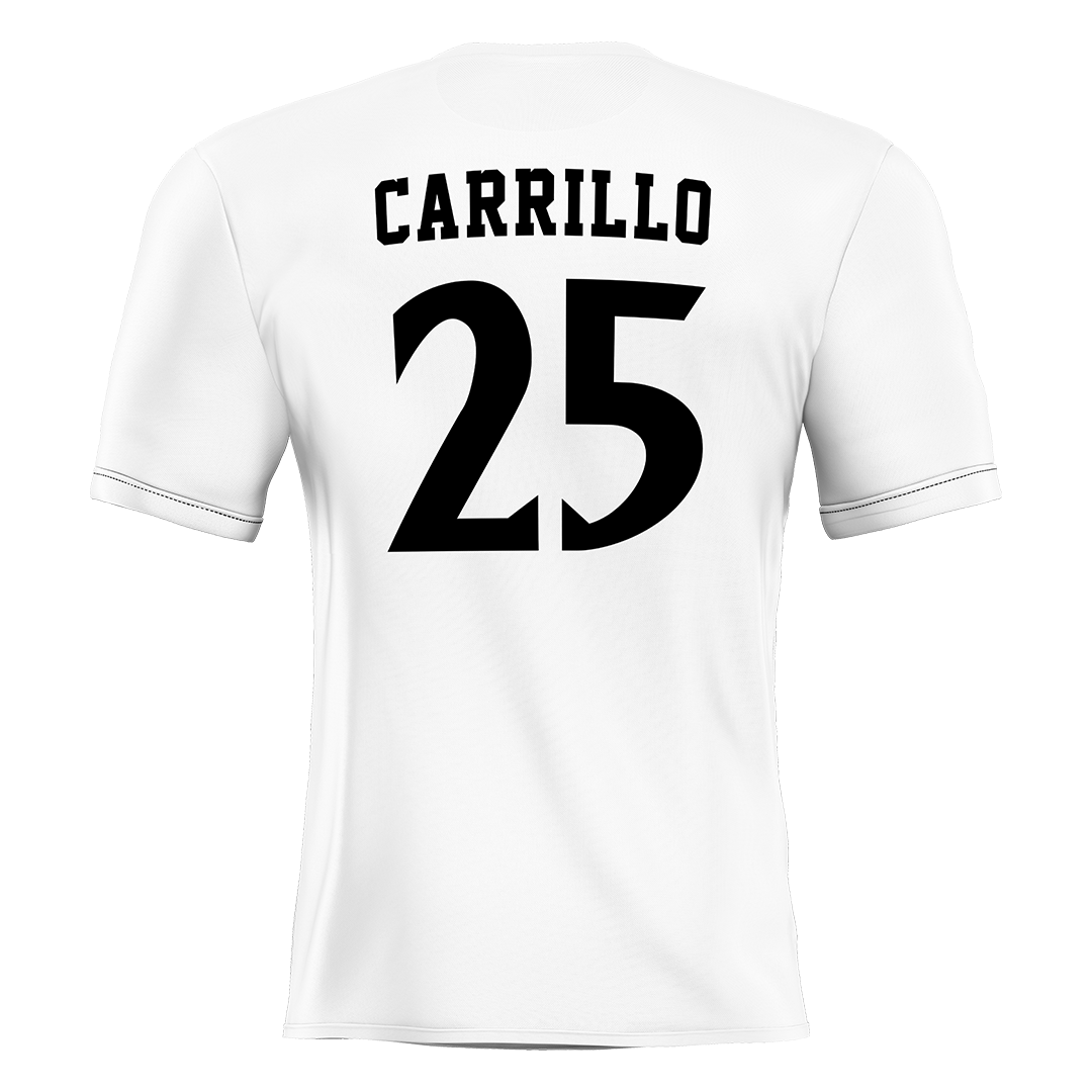 SDSU White Soccer Jersey - Israel Carrillo