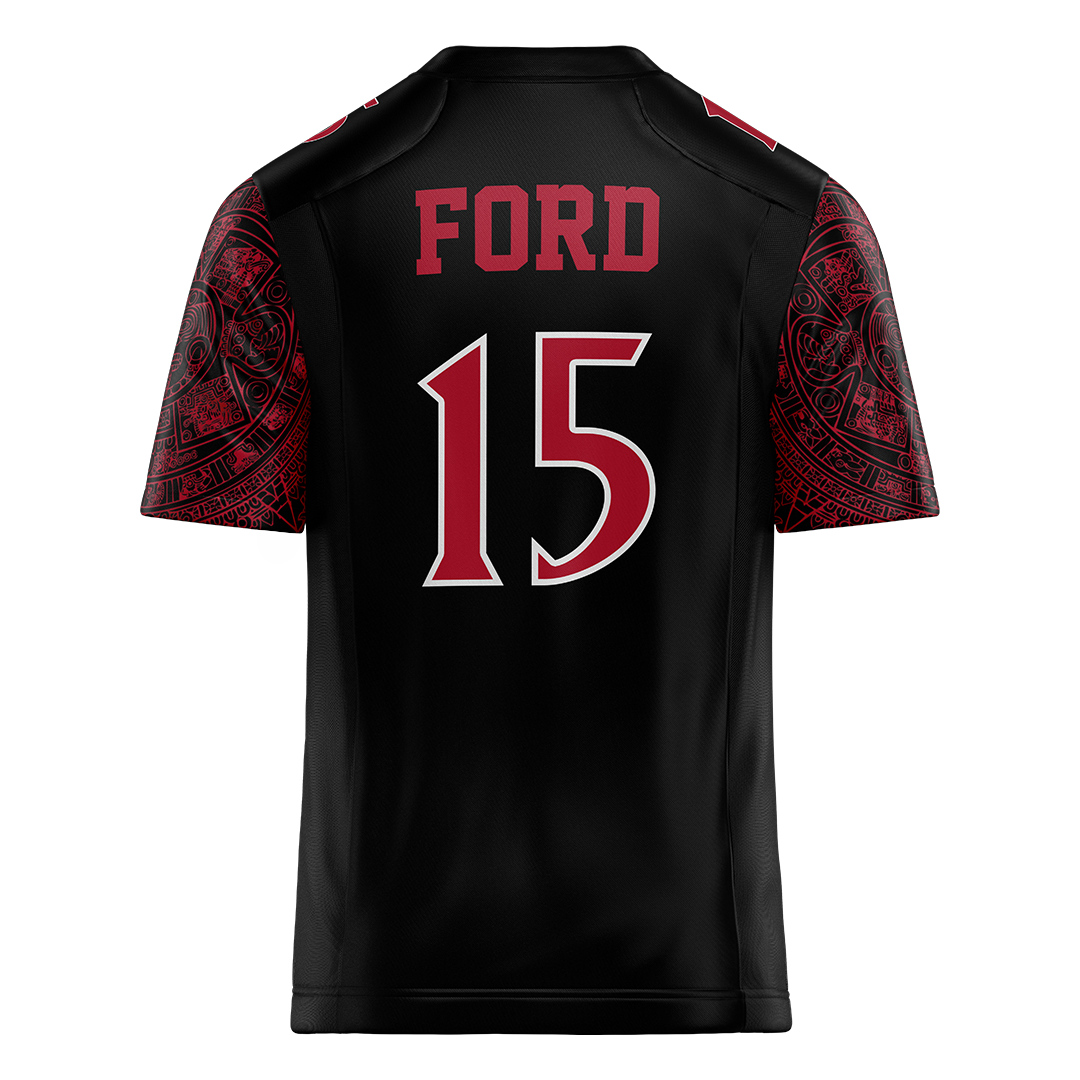 SDSU Black Football Jersey - Jackson Ford
