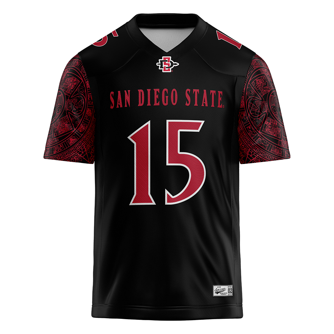 SDSU Black Football Jersey - Jackson Ford
