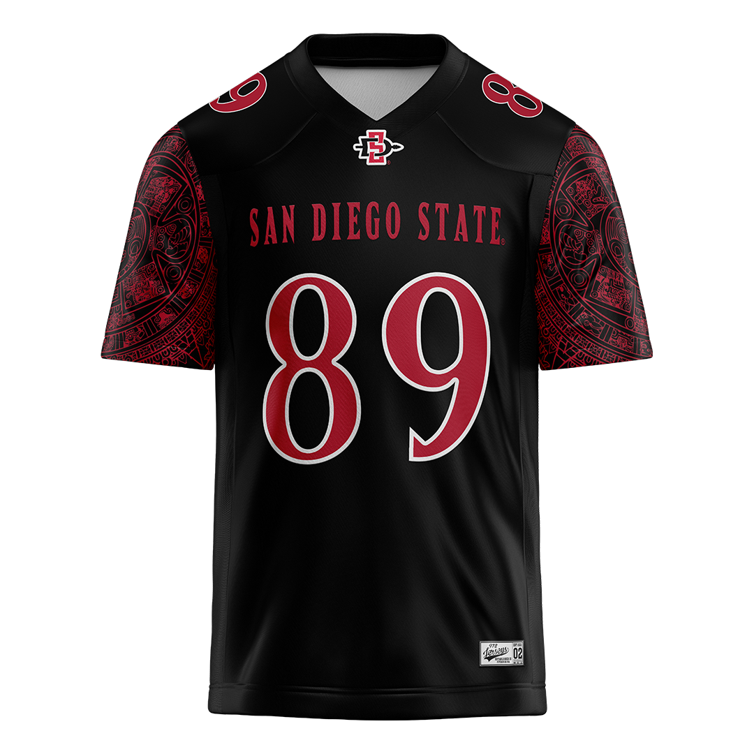 SDSU Black Football Jersey - Jacob Alvarez