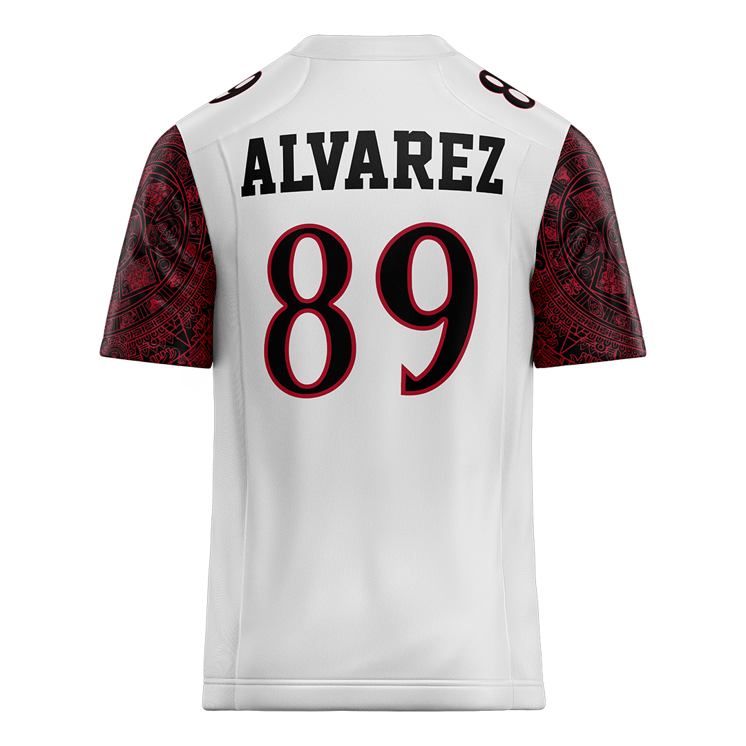 SDSU White Football Jersey - Jacob Alvarez