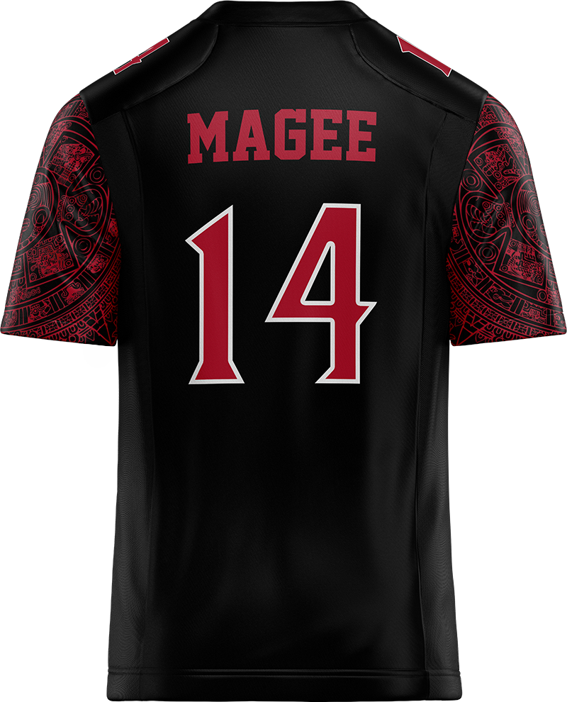 SDSU Black Football Jersey - Jatavious MaGee