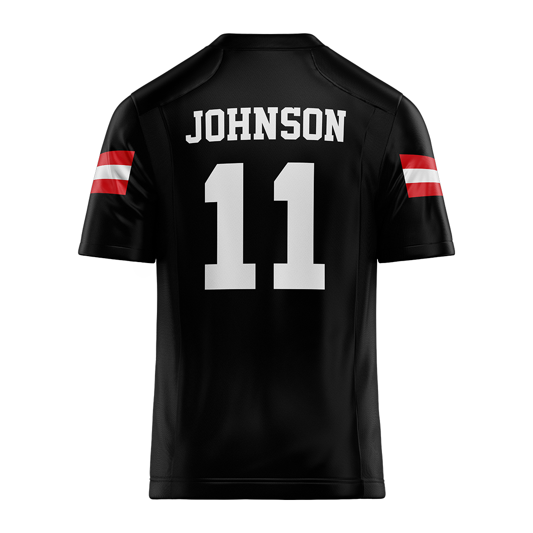 Jax State Black Football Jersey - Deondre Johnson