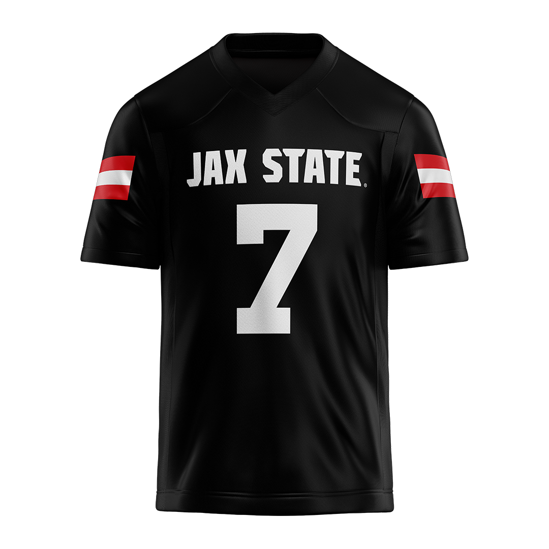 Jax State Black Football Jersey - Harrison Hamsley