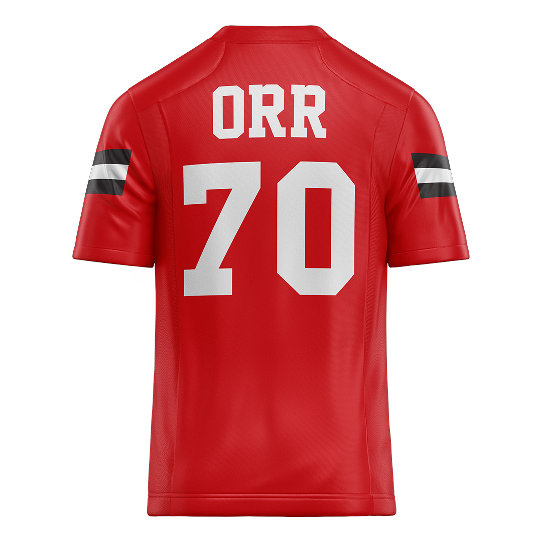 Jax State Red Football Jersey - Jeremiah Orr