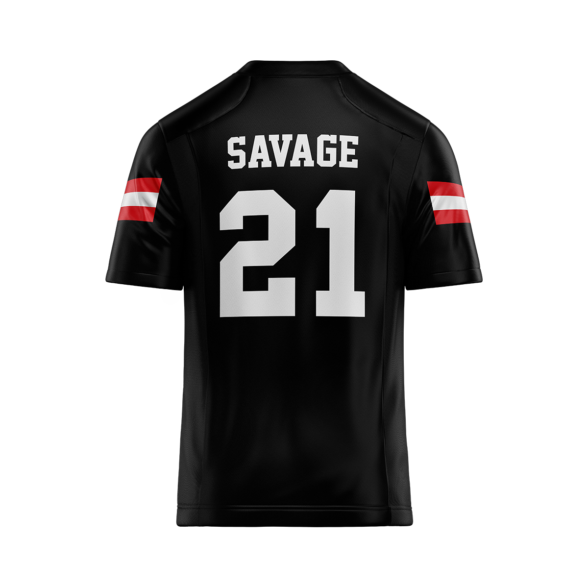 Jax State Black Football Jersey - Justus Savage