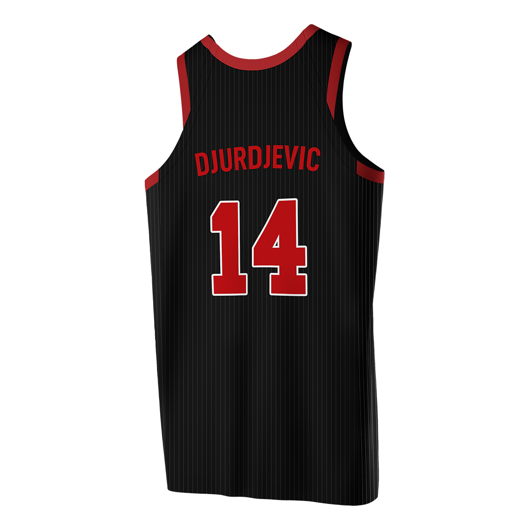 Women's Jax State Black Basketball Jersey - Mina Djurdjevic