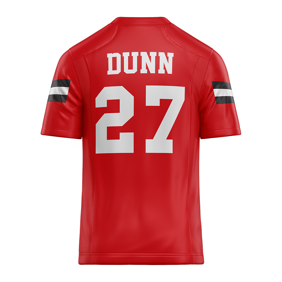 Jax State Red Football Jersey - Riggs Dunn