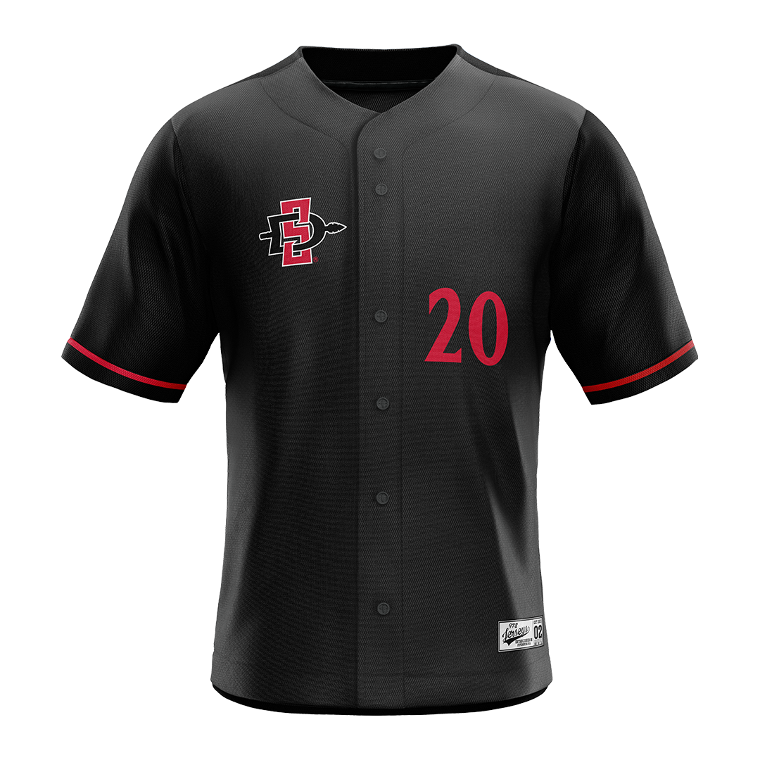 SDSU Black Softball Jersey - Jayleen Hernandez