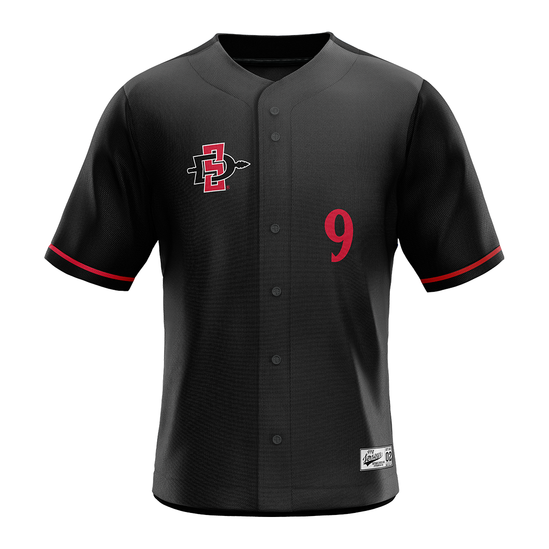 SDSU Black Softball Jersey - Jazmin Williams