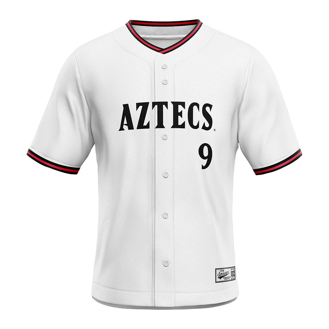 SDSU White Softball Jersey - Jazmin Williams