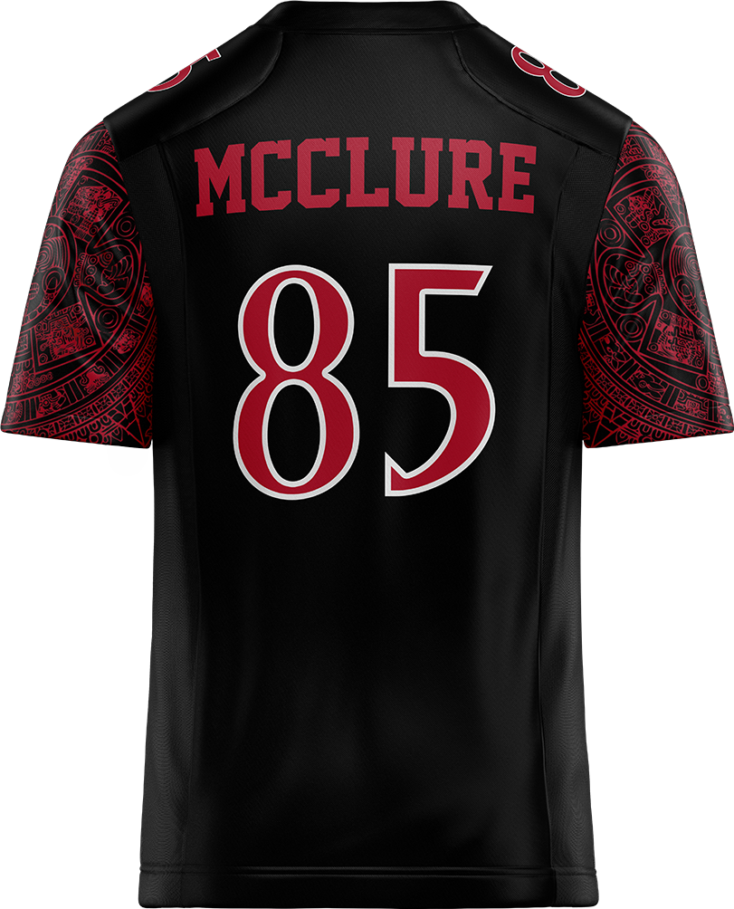 SDSU Black Football Jersey - Jerry McClure