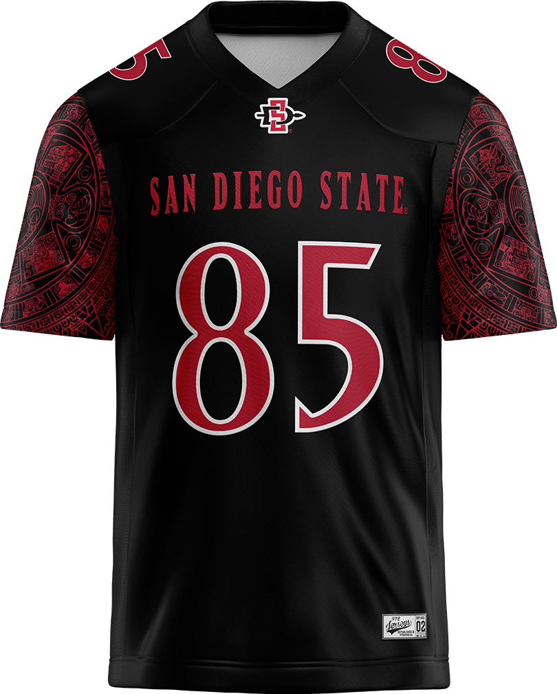 SDSU Black Football Jersey - Jerry McClure
