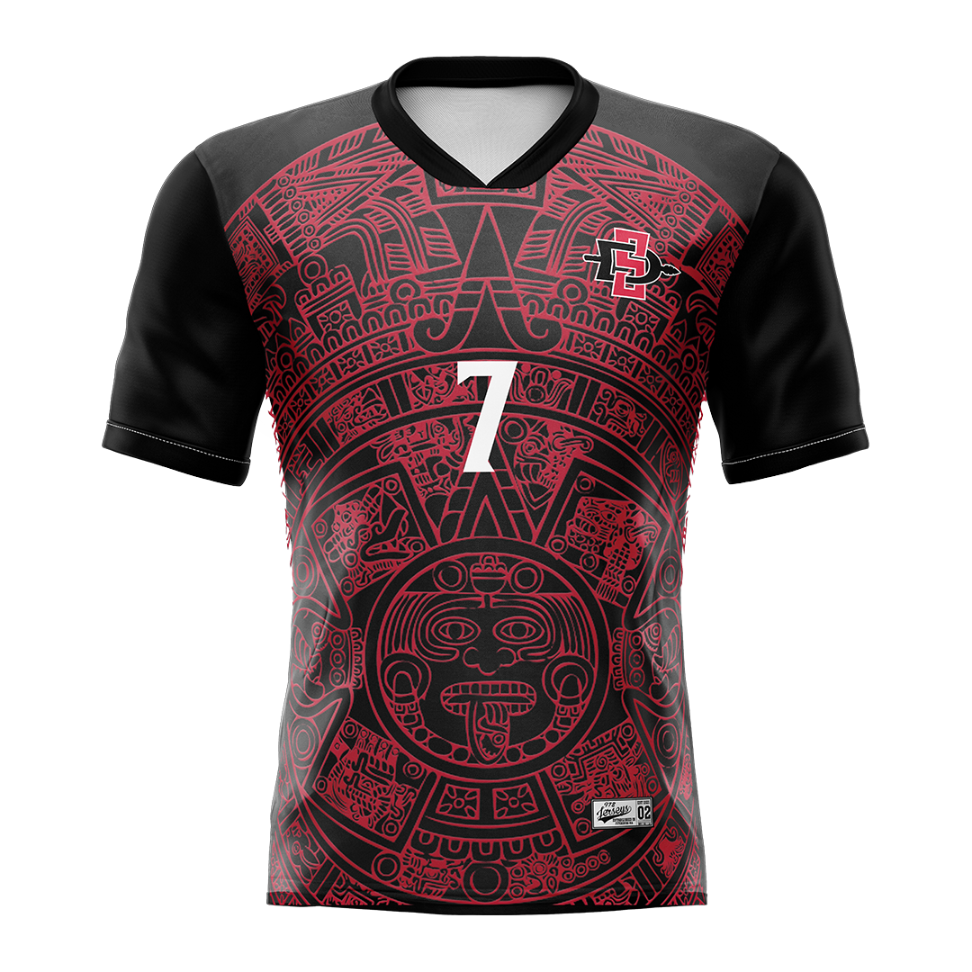 SDSU Black Soccer Jersey - Josh Lucas