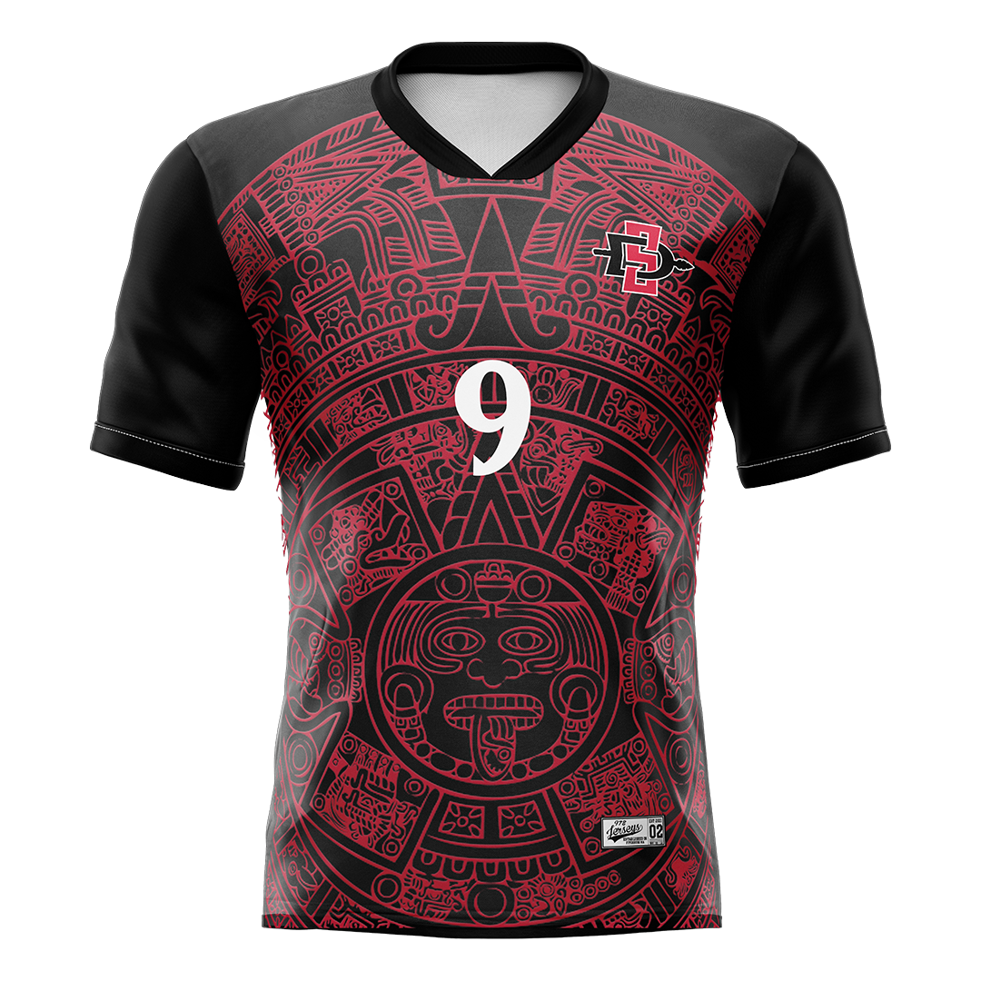 SDSU Black Soccer Jersey - Juan Zepeda