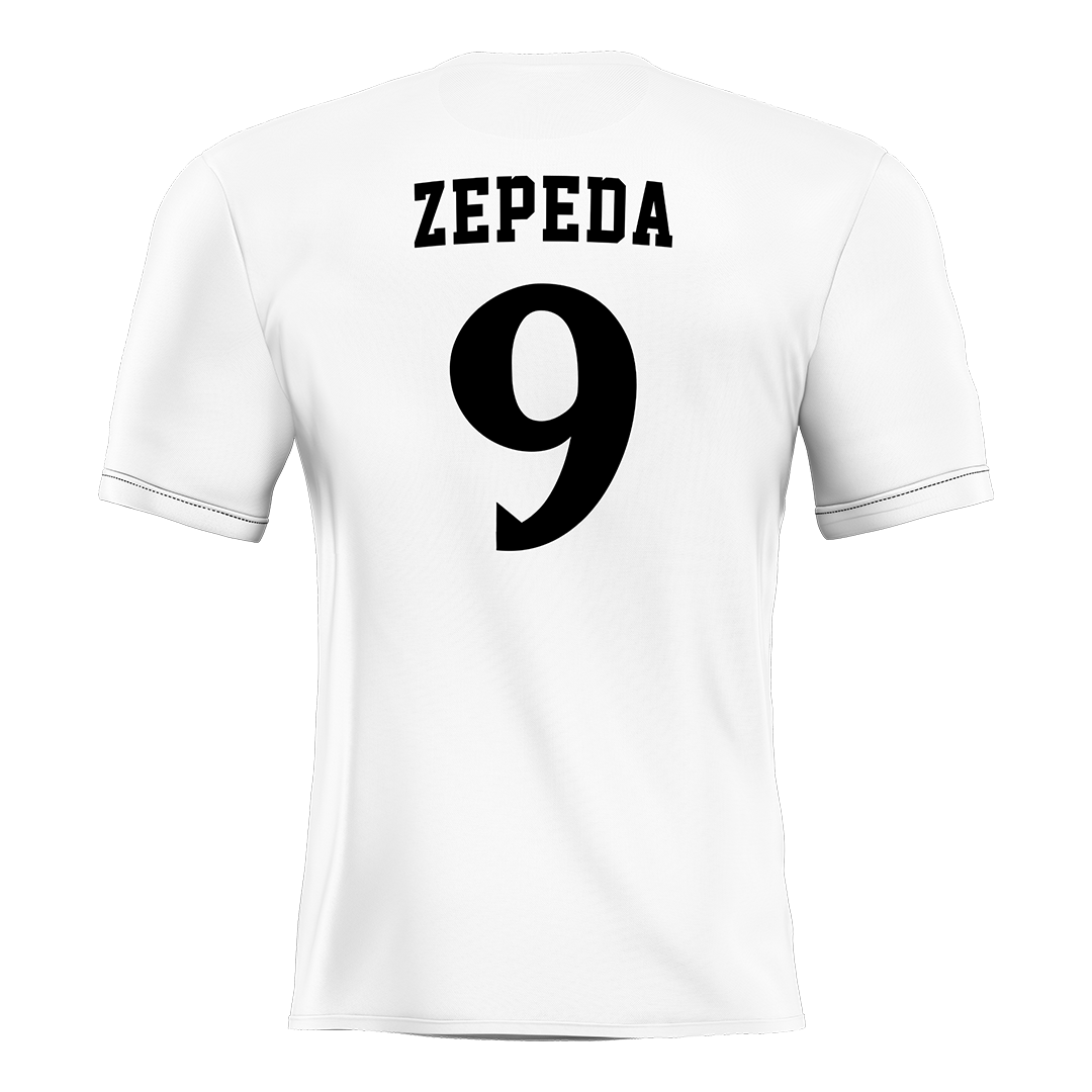 SDSU White Soccer Jersey - Juan Zepeda