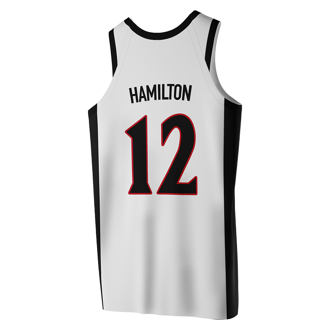 SDSU White Basketball Jersey - Kaelyn Hamilton