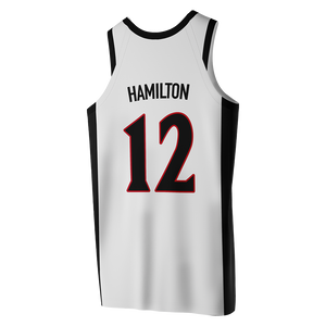 SDSU White Basketball Jersey - Kaelyn Hamilton