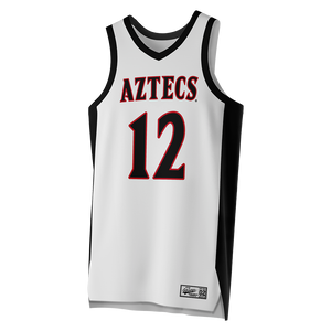 SDSU White Basketball Jersey - Kaelyn Hamilton