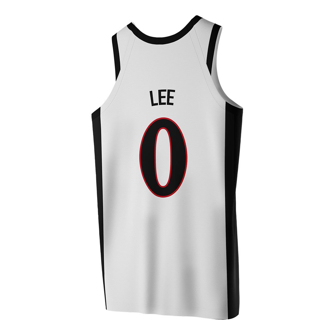 SDSU White Basketball Jersey - Kennedy Lee
