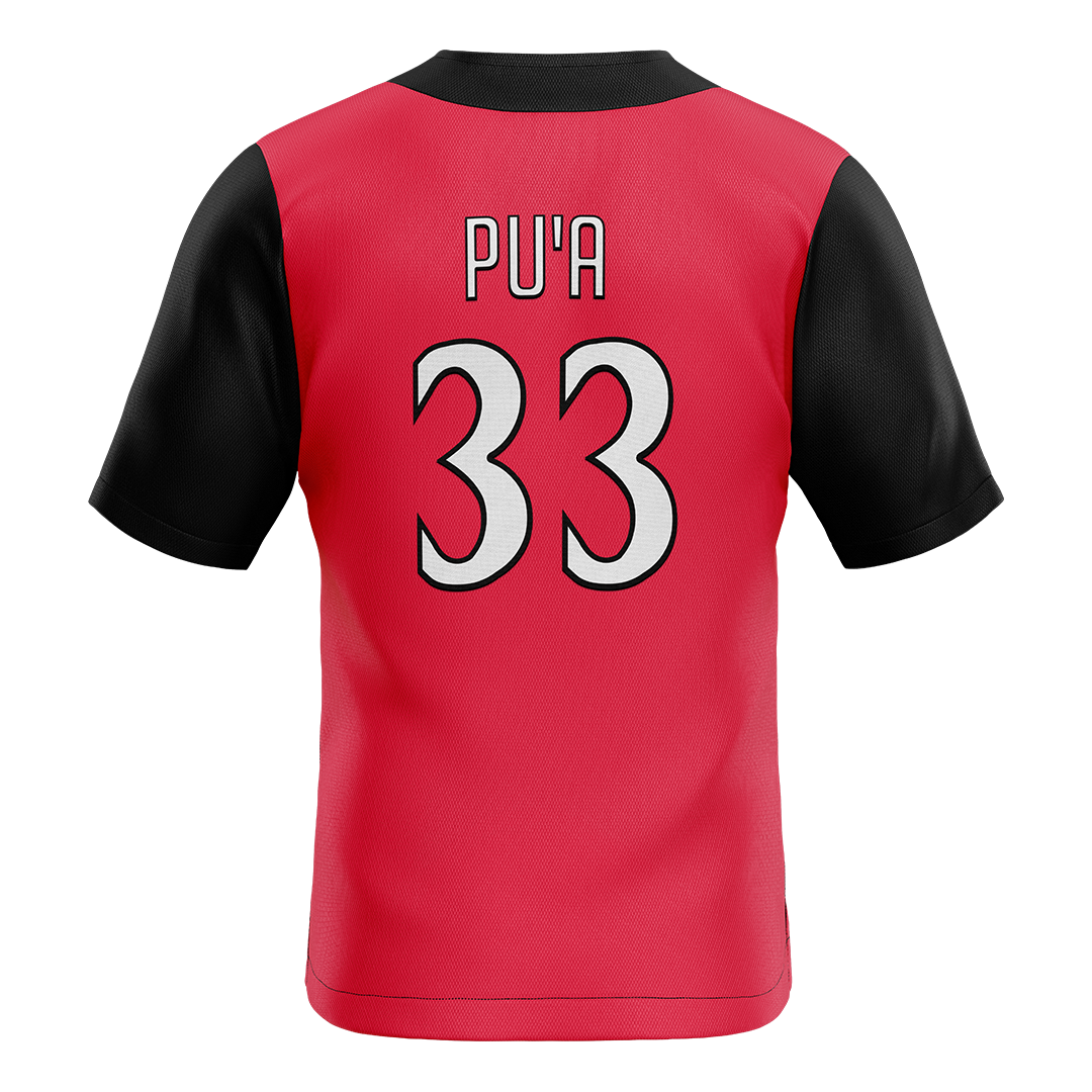 SDSU Red Softball Jersey - Key-annah Pu'a