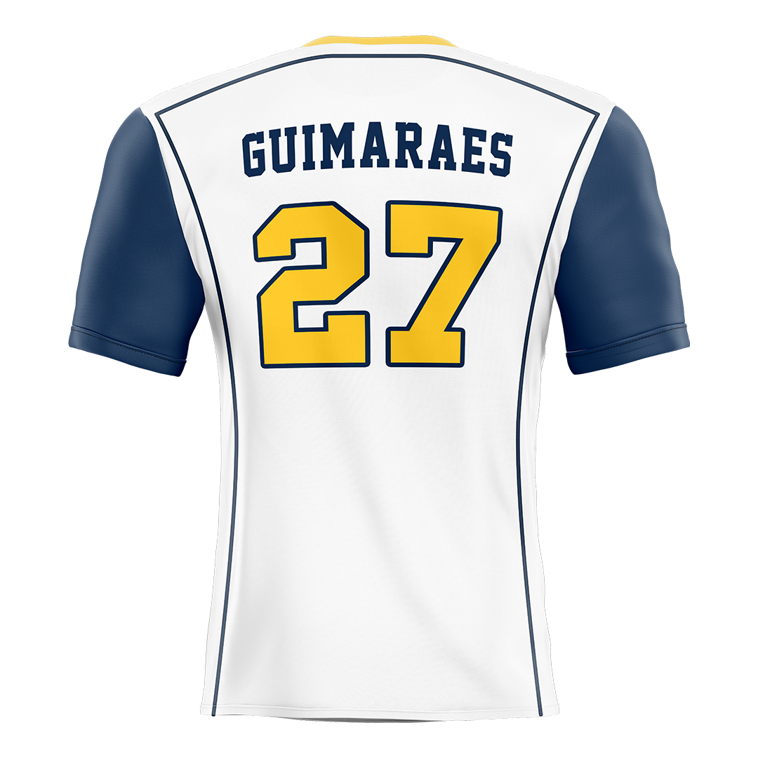 New Haven White Rugby Jersey - Lala Guimaraes