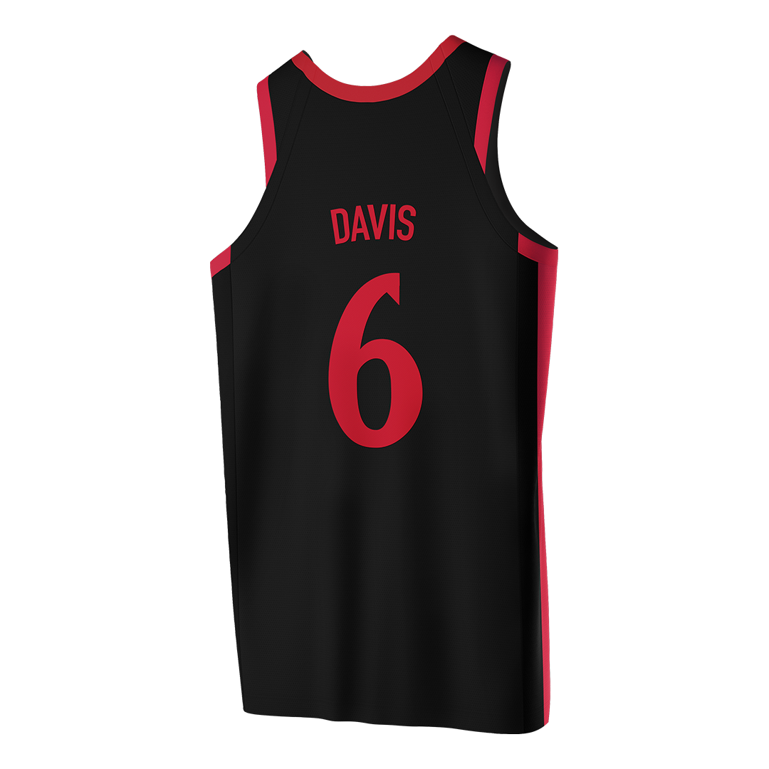 SDSU Black Basketball Jersey - Latrell Davis