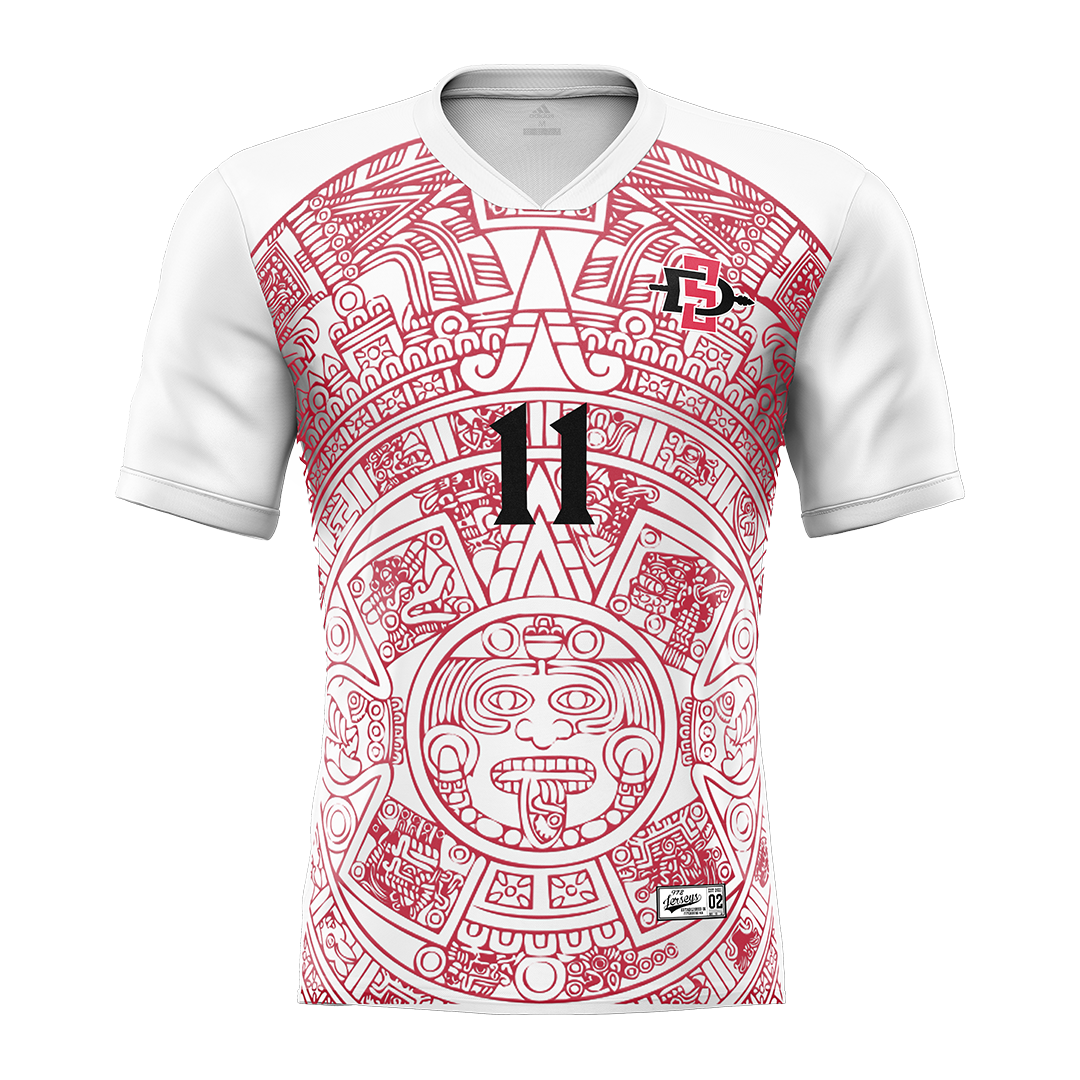 SDSU White Soccer Jersey - Lleyton Imparato