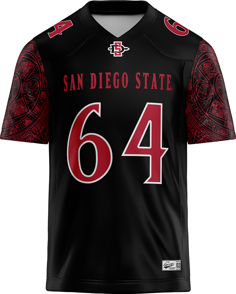 SDSU Black Football Jersey - Luke Williams