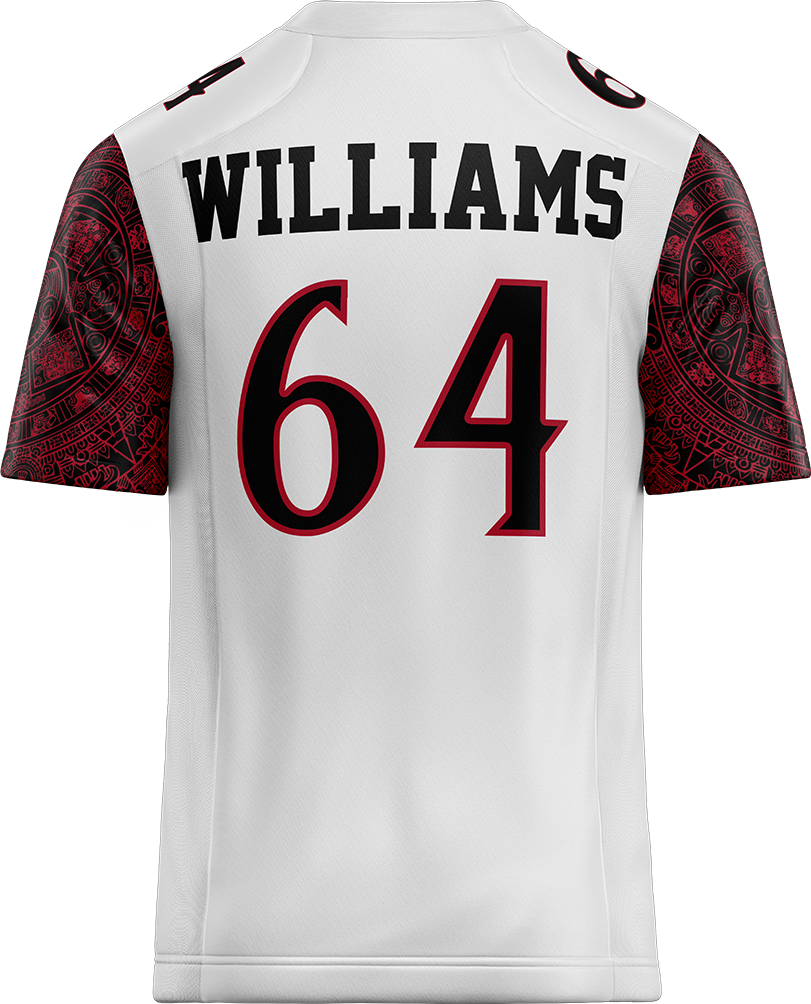 SDSU White Football Jersey - Luke Williams