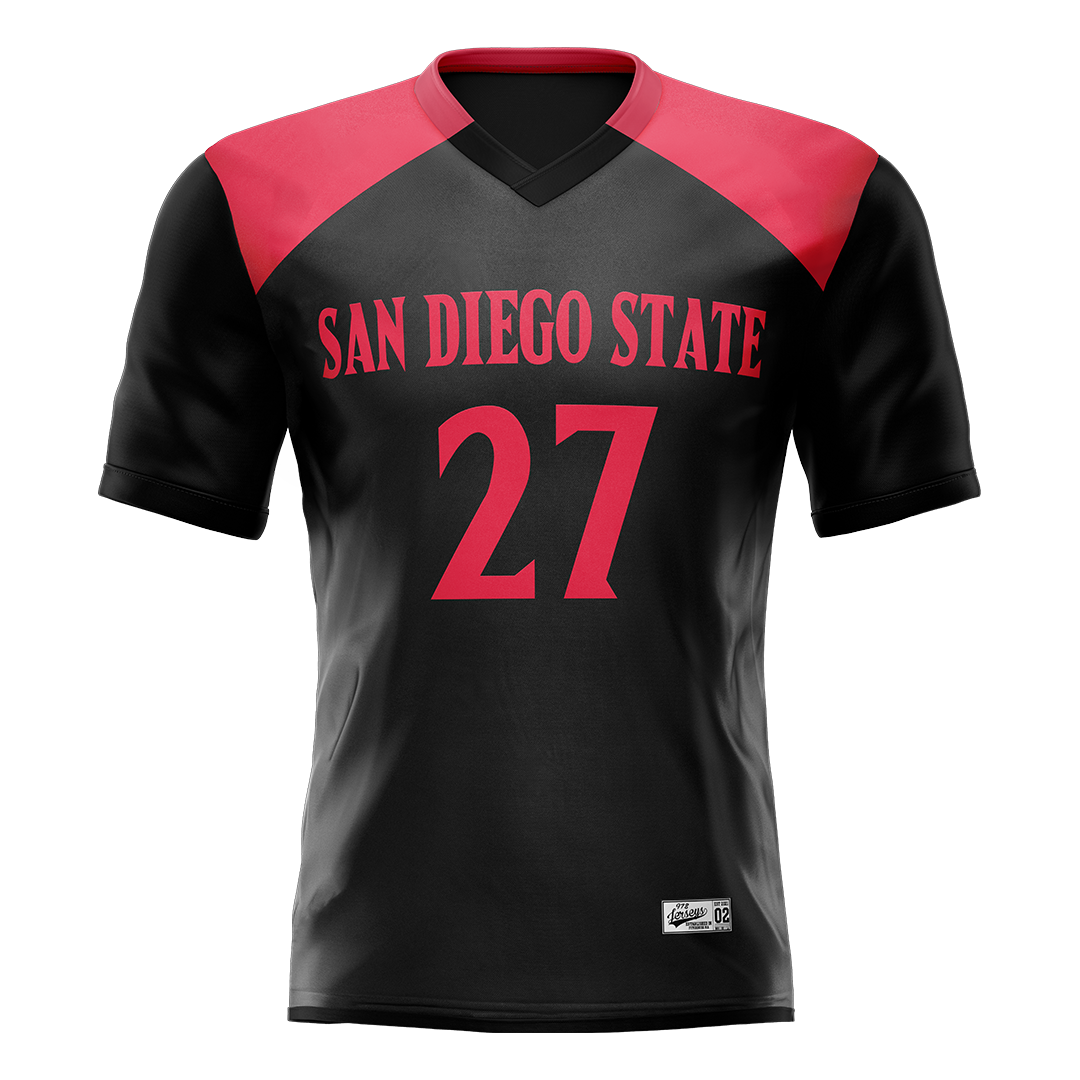 SDSU Black Lacrosse Jersey - Madison Rewey