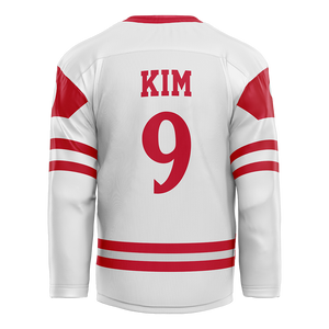 SDSU White Hockey Jersey - Marcus Kim