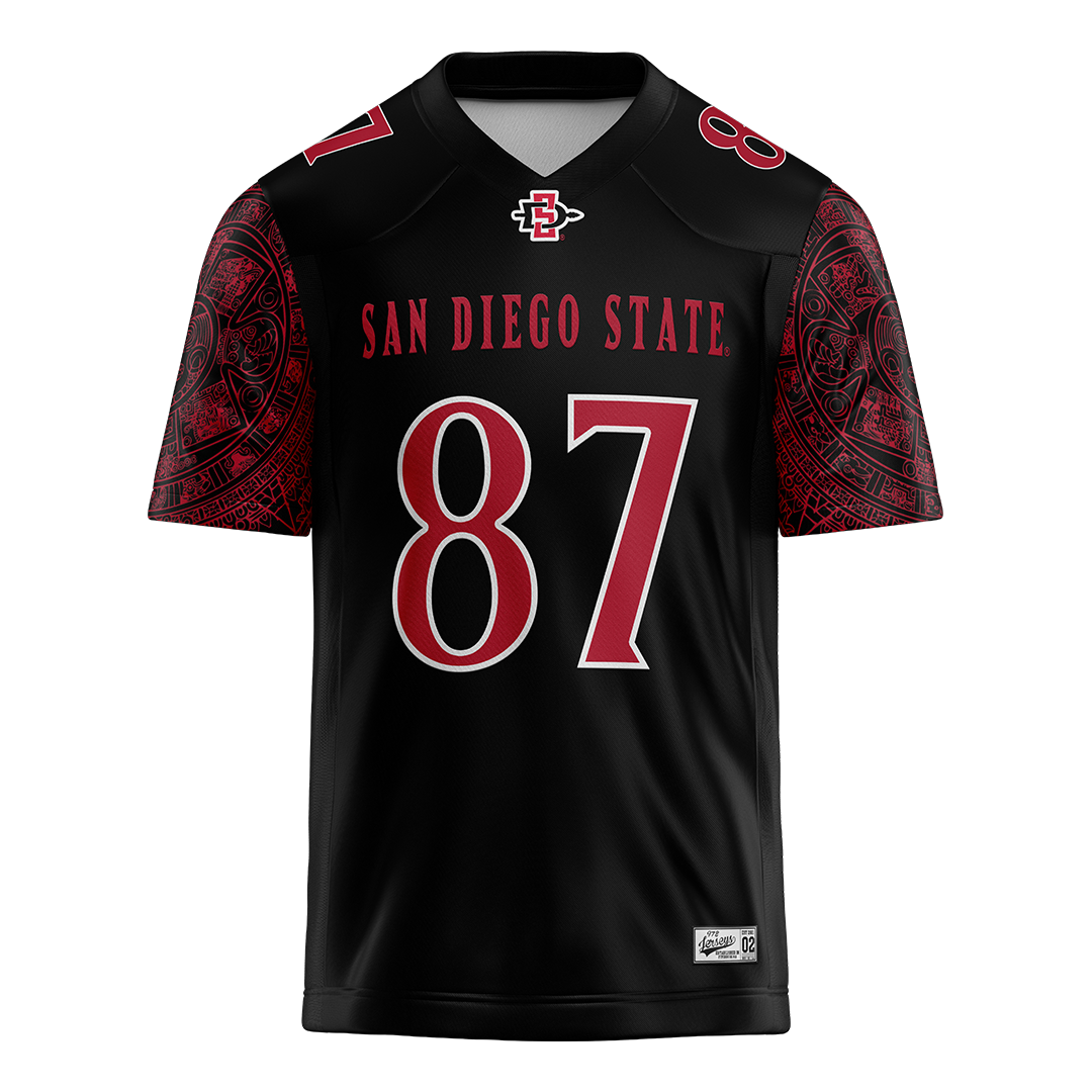 SDSU Black Football Jersey - Marcus Mozer